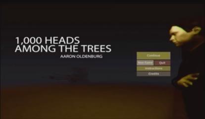 1,000 Heads Among the Trees Title Screen
